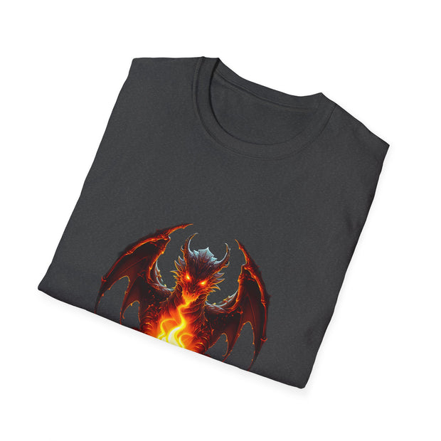 Fire Dragon Unisex Softstyle T-Shirt