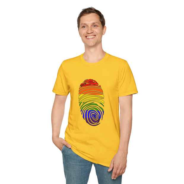 Pride Fingerprint Unisex Softstyle T-Shirt