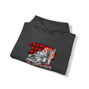 Christmas truck Unisex Heavy Blend™ Hooded Sweatshirt