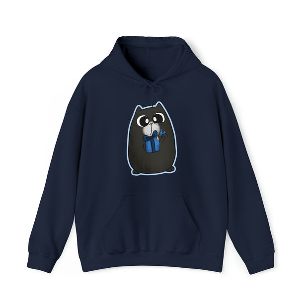 Christmas cat Unisex Heavy Blend™ Hooded Sweatshirt