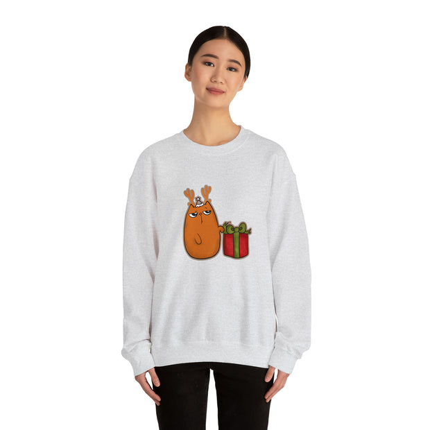Christmas cat Unisex Heavy Blend™ Crewneck Sweatshirt
