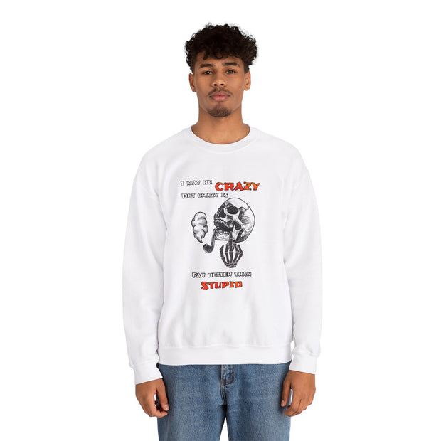 Crazy Skull Unisex Heavy Blend™ Crewneck Sweatshirt