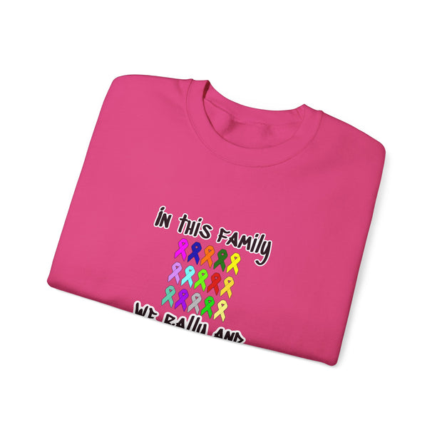 Cancer Family Support Unisex Heavy Blend™ Crewneck Sweatshirt