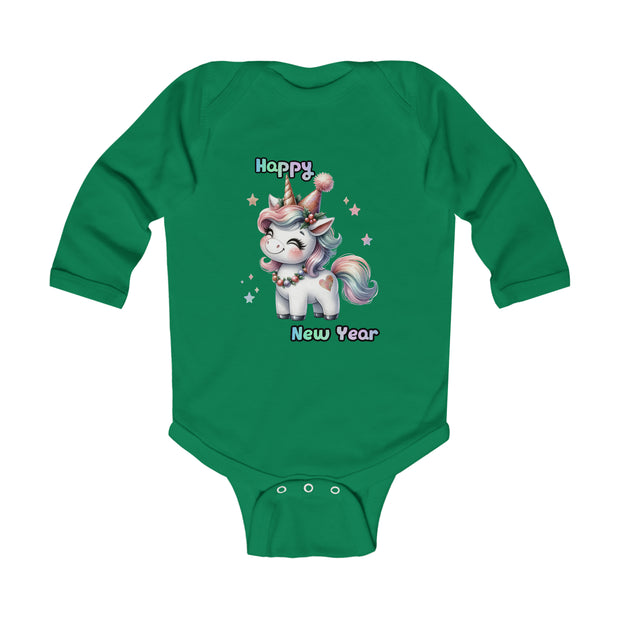 New a year Unicorn Infant Long Sleeve Bodysuit