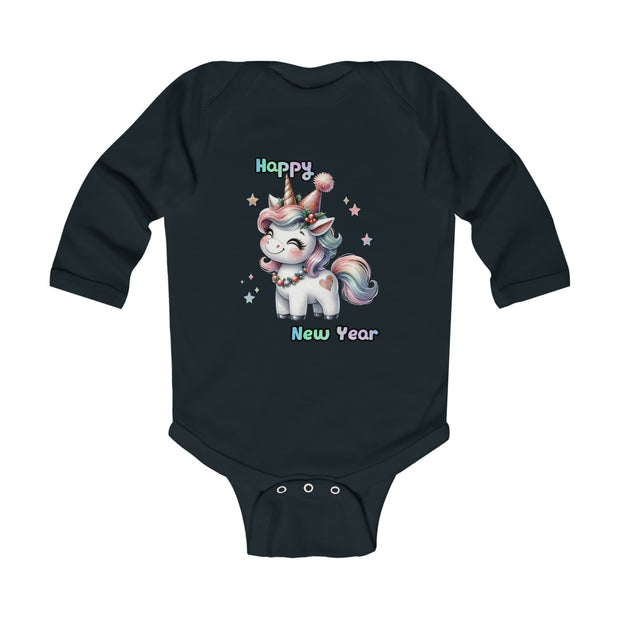 New a year Unicorn Infant Long Sleeve Bodysuit