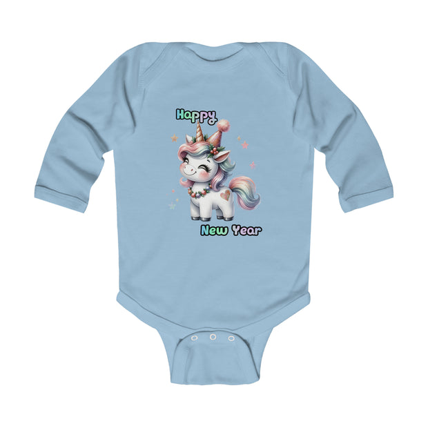 New a year Unicorn Infant Long Sleeve Bodysuit