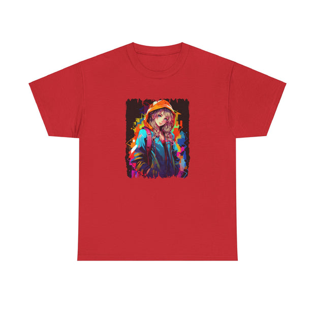 Graffiti Anime Girls Unisex Heavy Cotton Tee