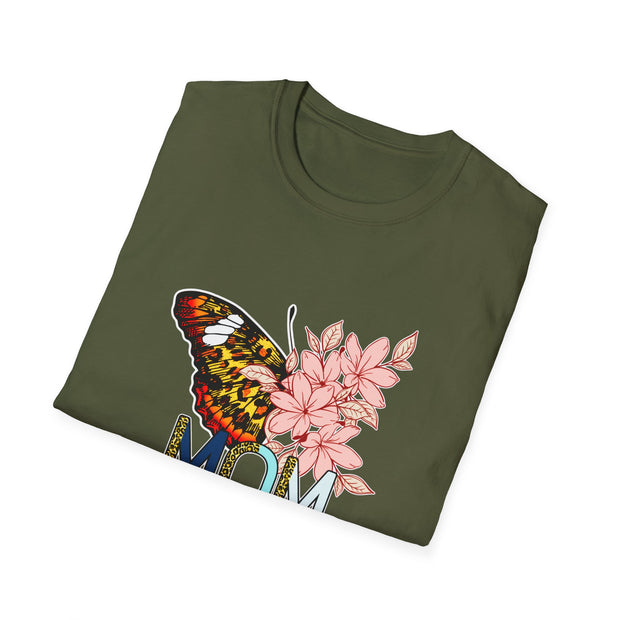 Butterfly Mom Unisex Softstyle T-Shirt