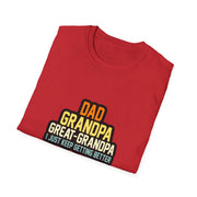 Dad Grandpa Great Grandpa Unisex Softstyle T-Shirt