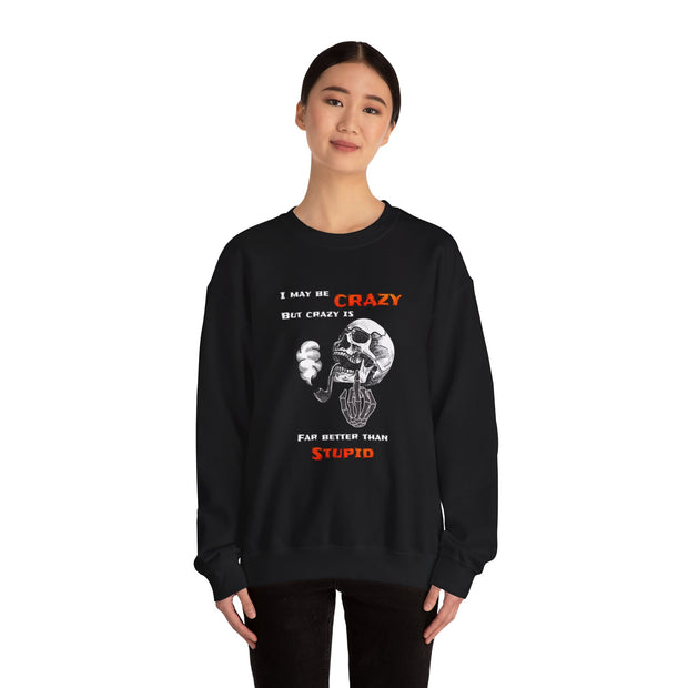 Crazy Skull Unisex Heavy Blend™ Crewneck Sweatshirt