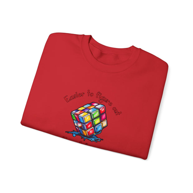Rubik Cube Unisex Heavy Blend™ Crewneck Sweatshirt