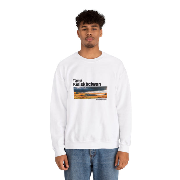 Tánsi Cree Saskatchewan Unisex Heavy Blend™ Crewneck Sweatshirt