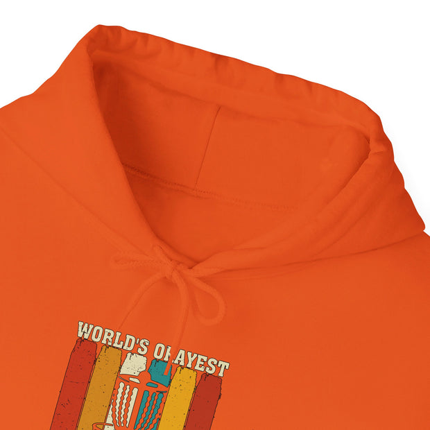 World’s Okayest Disc Golf Player Unisex Heavy Blend™ Hooded Sweatshirt