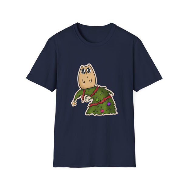 Christmas Cat Unisex Softstyle T-Shirt