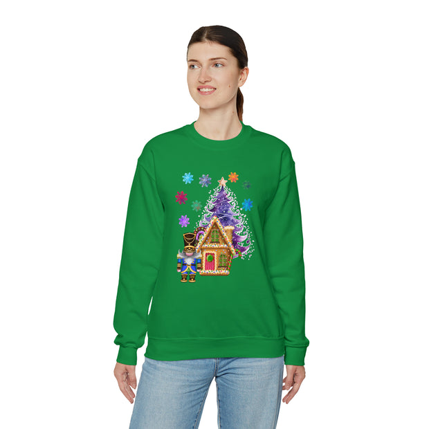 Gnome Nutcracker Unisex Heavy Blend™ Crewneck Sweatshirt