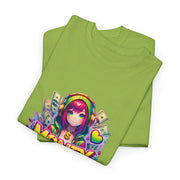 Graffiti Anime Girls Unisex Heavy Cotton Tee