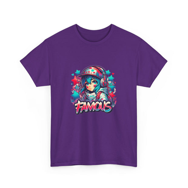 Graffiti Anime Girls Unisex Heavy Cotton Tee