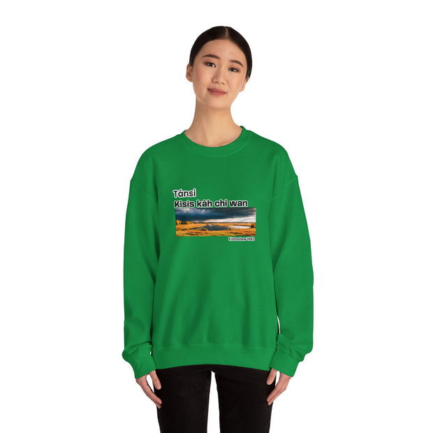 Tánsi Cree Saskatchewan Unisex Heavy Blend™ Crewneck Sweatshirt