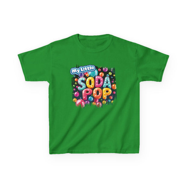 Kids Soda Pop Tee, Fun T-Shirt, Cute Apparel for Kids, Gift for Birthdays, Playdate Outfit, Colorful Kidswear