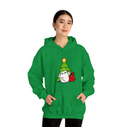 Christmas cat Unisex Heavy Blend™ Hooded Sweatshirt