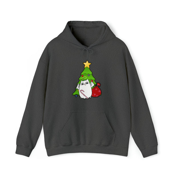 Christmas cat Unisex Heavy Blend™ Hooded Sweatshirt
