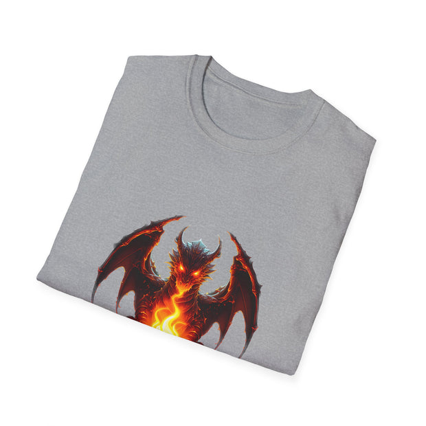 Fire Dragon Unisex Softstyle T-Shirt