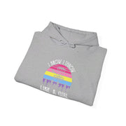 I Know I Throw Like A Girl Unisex Heavy Blend™ Hooded Sweatshirt