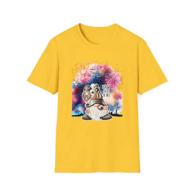 Gnome New Year Unisex Softstyle T-Shirt