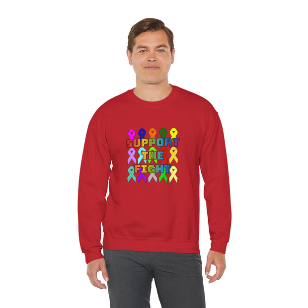 Support the Fight Unisex Heavy Blend™ Crewneck Sweatshirt