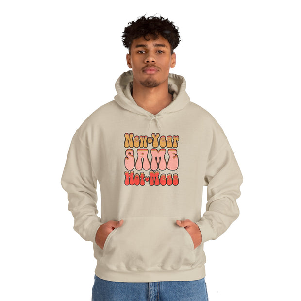 Same Hot Mess Unisex Heavy Blend™ Hooded Sweatshirt
