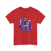 Anime Female Demon Unisex Heavy Cotton Tee