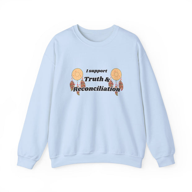I Support Truth & Reconciliation Unisex Heavy Blend™ Crewneck Sweatshirt