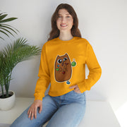 Christmas cat Unisex Heavy Blend™ Crewneck Sweatshirt