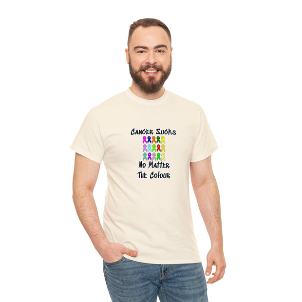 Cancer Sucks Unisex Heavy Cotton Tee