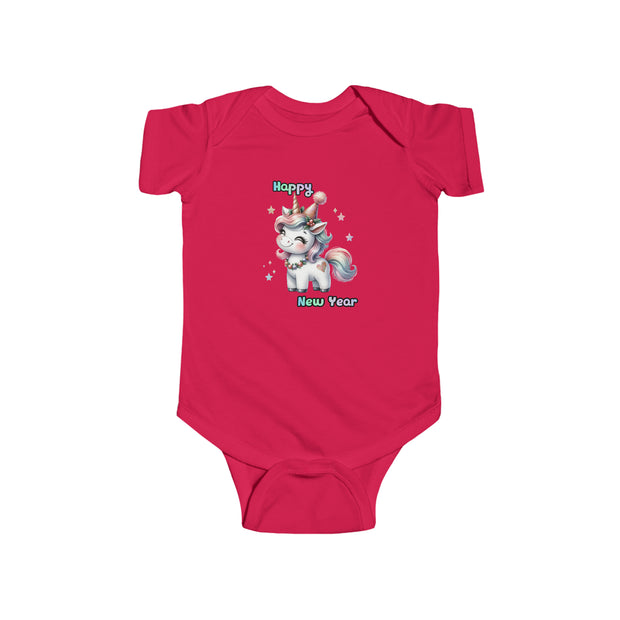 New Year Unicorn Infant Fine Jersey Bodysuit