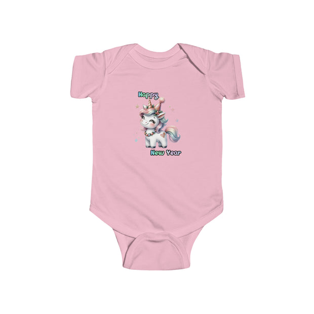 New Year Unicorn Infant Fine Jersey Bodysuit