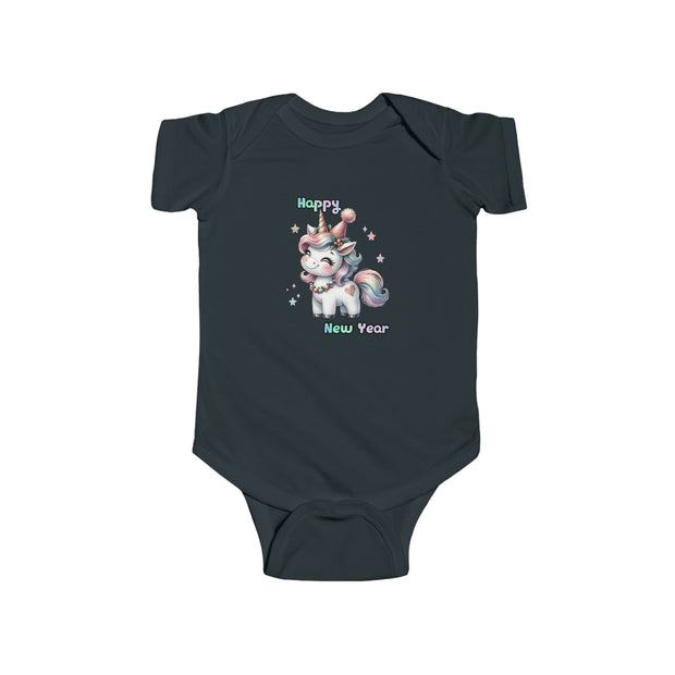 New Year Unicorn Infant Fine Jersey Bodysuit