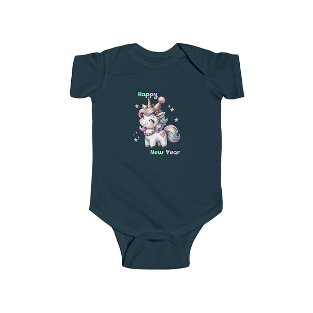 New Year Unicorn Infant Fine Jersey Bodysuit