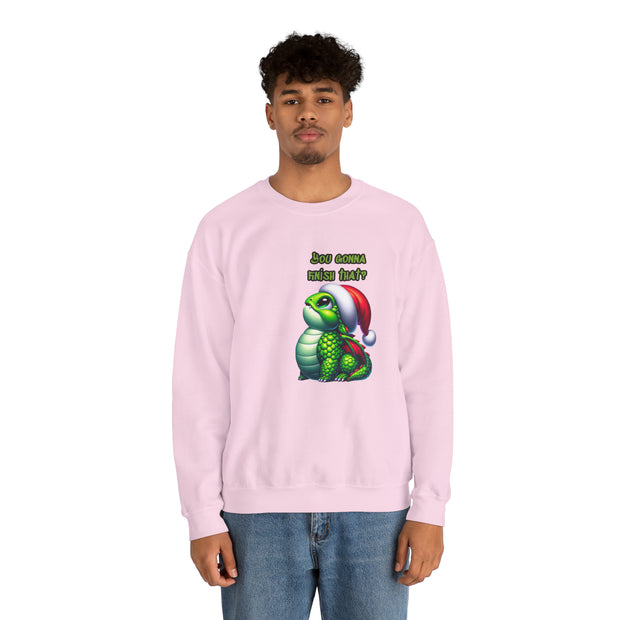 Christmas dragon Unisex Heavy Blend™ Crewneck Sweatshirt