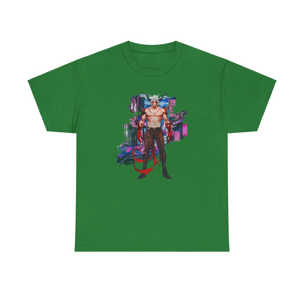 Anime Male Demon Unisex Heavy Cotton Tee