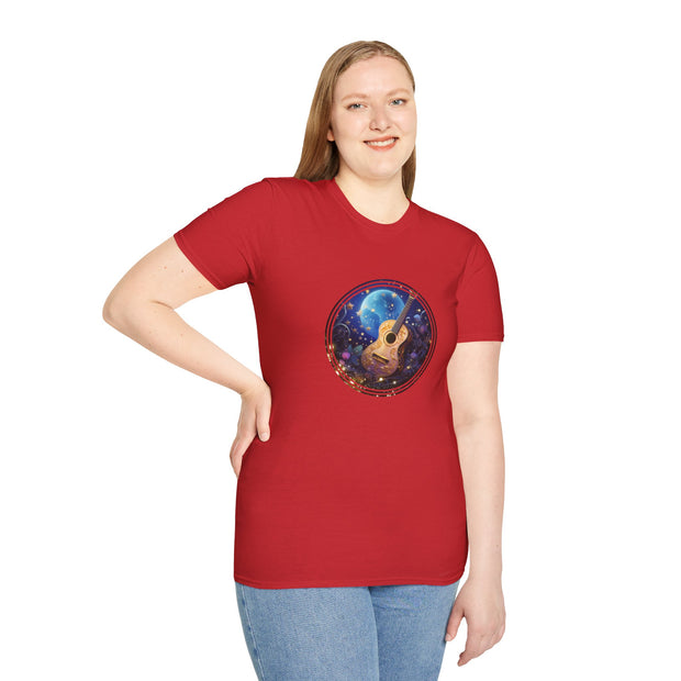 Moonlight Guitar Unisex Softstyle T-Shirt