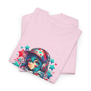Graffiti Anime Girls Unisex Heavy Cotton Tee