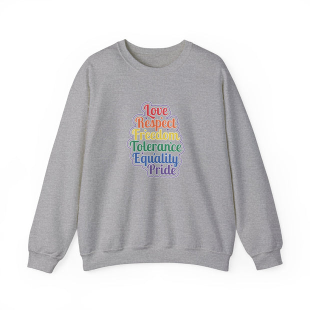 Love Respect Freedom Unisex Heavy Blend™ Crewneck Sweatshirt