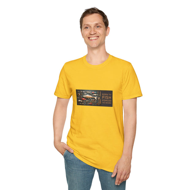 Born to Fish Unisex Softstyle T-Shirt