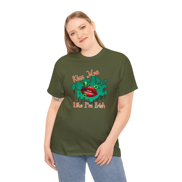 Kiss me like I’m Irish Unisex Heavy Cotton Tee
