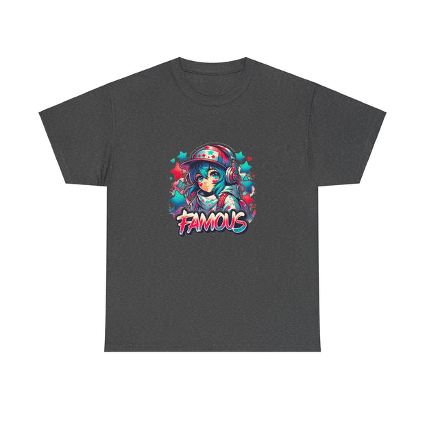 Graffiti Anime Girls Unisex Heavy Cotton Tee