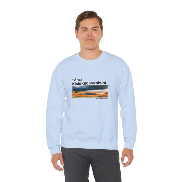 Tánsi Cree Saskatchewan Unisex Heavy Blend™ Crewneck Sweatshirt
