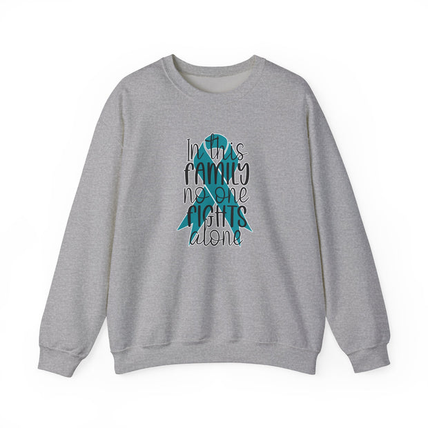 In this Family Support Unisex Heavy Blend™ Crewneck Sweatshirt