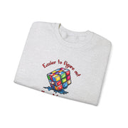 Rubik Cube Unisex Heavy Blend™ Crewneck Sweatshirt