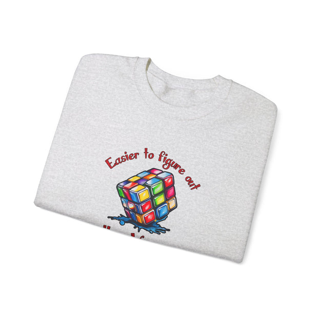 Rubik Cube Unisex Heavy Blend™ Crewneck Sweatshirt